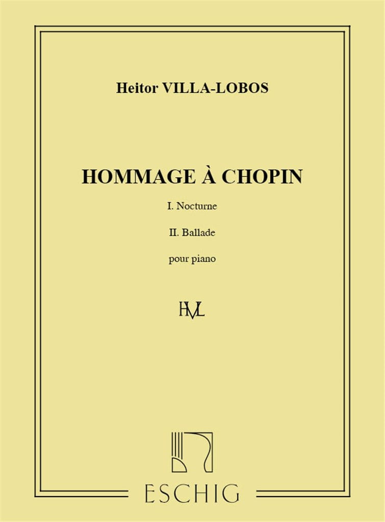 Hommage A Chopin Nocturne Et Ballade Pour Piano